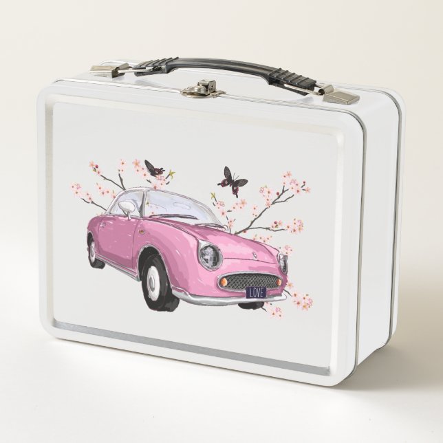 Pink Figaro lunch box - lunchtrommel roze figaro (Anverso)