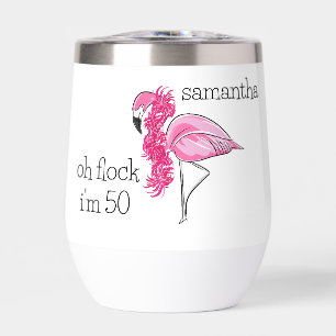 Pink Flamingo Boa Oh Flock Tengo el nombre de los