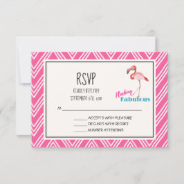 Pink Flamingo Flockin Fabulous Fun Fun RSVP