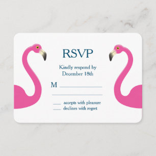 Pink Flamingo RSVP
