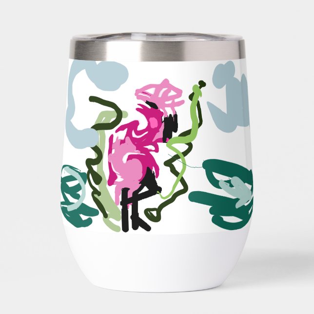 Pink flamingo set (Trasero)