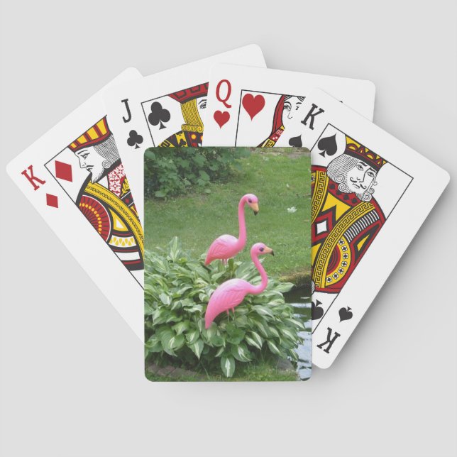 PINK FLAMINGOS cartas de juego (Reverso)