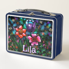 Pink floral floral púrpura suntuoso personalizado