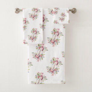 Pink Floral Happy Easter Ribbon