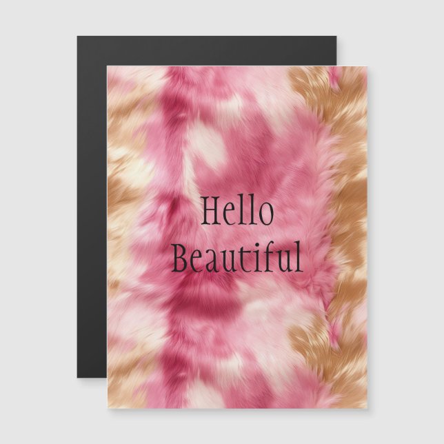 Pink Gold Animal Fur (Anverso/Reverso)