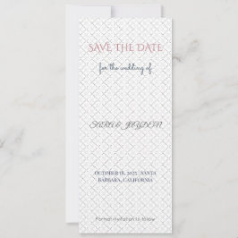 Pink & Gold Save the Date | plantilla con foto