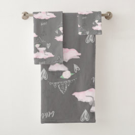 Pink & Grey Couture Baile de Bailarina Chicas Chic