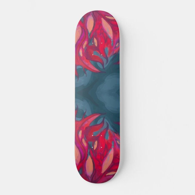 Pink grey Skateboard (Anverso)