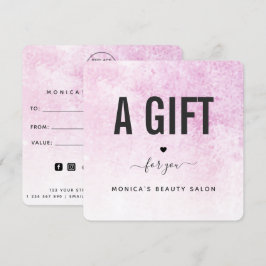 Pink Grunge Moderno Salón De Belleza Moderno De Mo