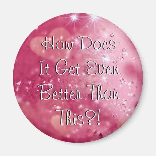 Pink Hearts and Diamonds HDIGEBTT? Imán (Frente)