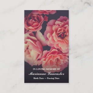 Pink Hidrangea   Tarjetas conmemorativas de la ora