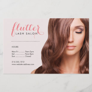 Pink Lash Salon Photo Price List Volante