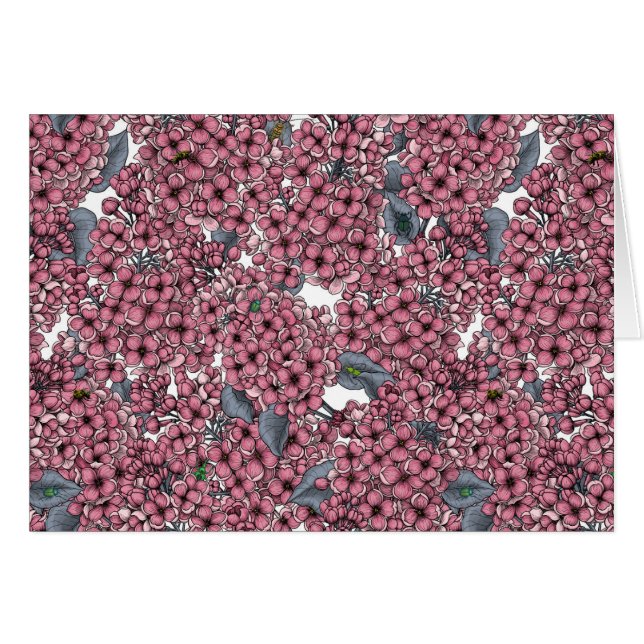 Pink Lilac Garden (Anverso (Horizontal))