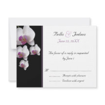 Pink Orchids RSVP