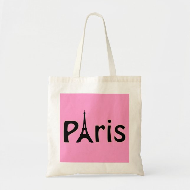 Pink Paris, Francia - Bolsa de Tote de la Torre Ei (Frente)