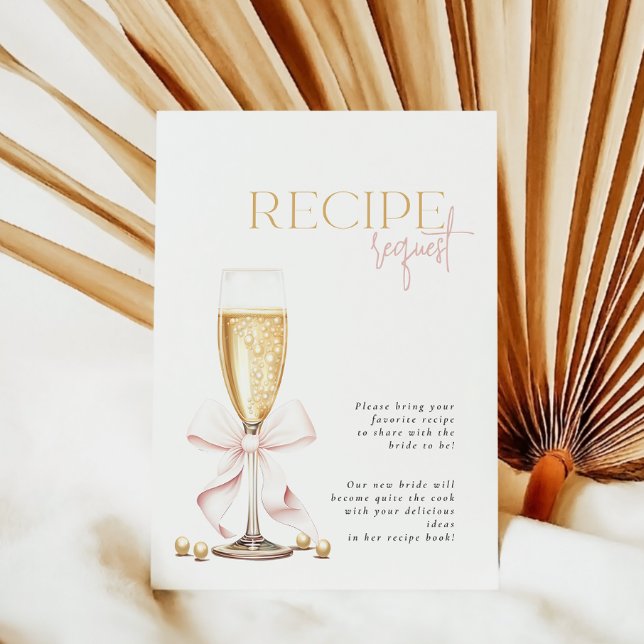 Pink Pearls Prosecco Tarjeta de Gabinete de Receta (Subido por el creador)