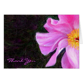 PINK PEONY Bat Mitzvah Gracias Tarjeta