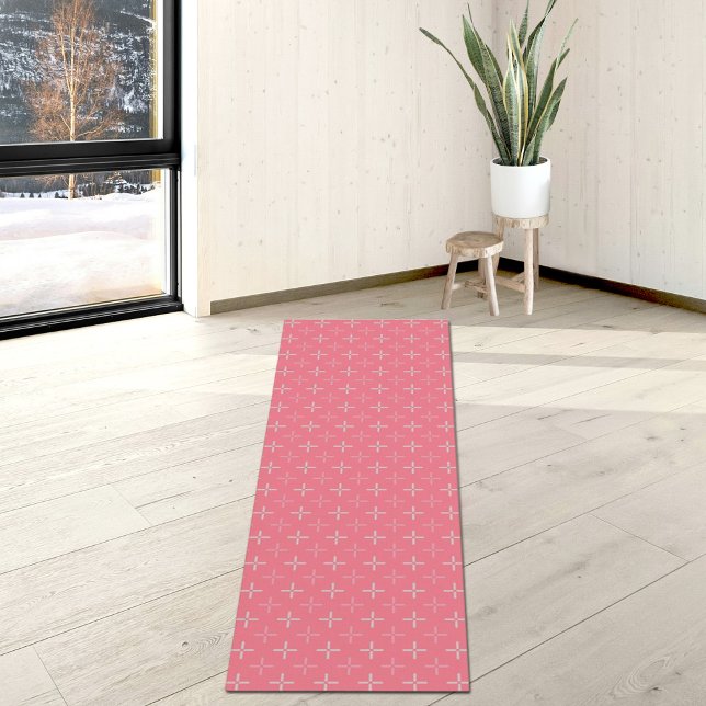 Pink Plus Pattern Yoga Mat (Subido por el creador)