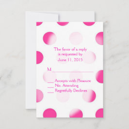 Pink Polka Dot RSVP