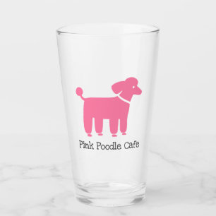 Pink Poodle Personalizado   La bebida de Dog Lover
