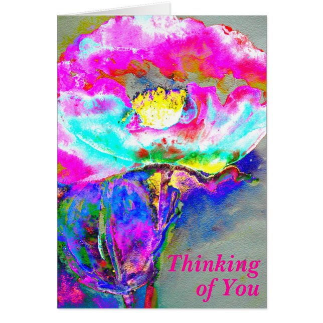 Pink Poppy pensando en ti (Frente)