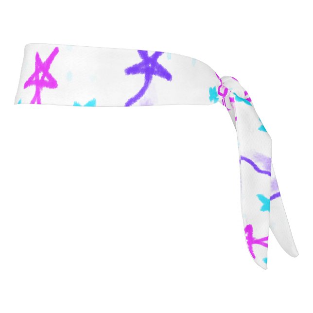 Pink Purple doodle christmas de árbol estrellas de (Girar 90)