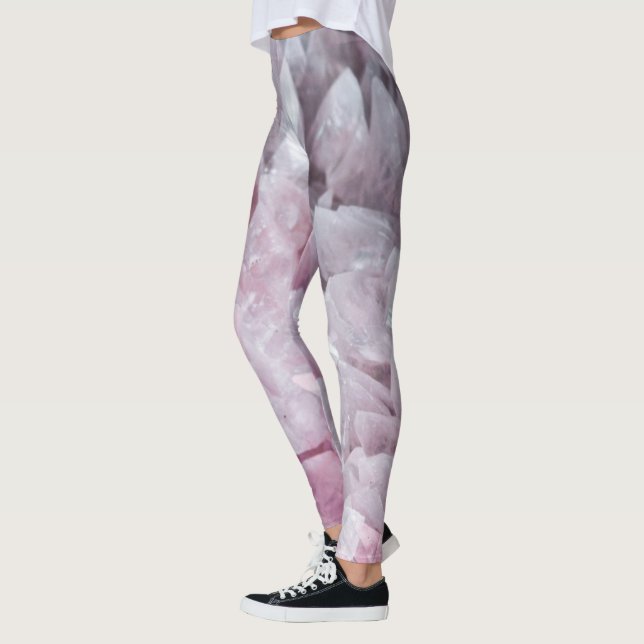 Pink Quartz Mind Body Spirit Energy Leggings (Izquierda)
