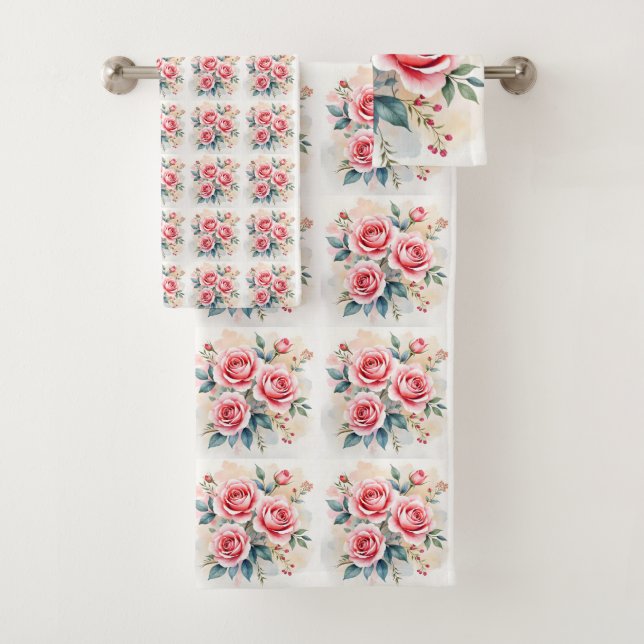 Pink Roses Beautiful Luxury Modern Collection (In situ)