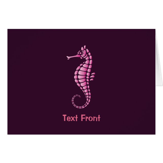Pink Seahorse (Anverso (Horizontal))
