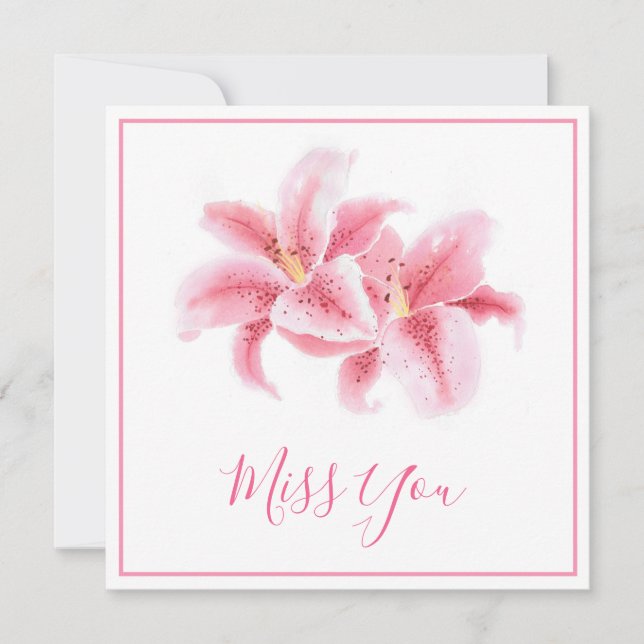 Pink Stargazer Lilies (Anverso)