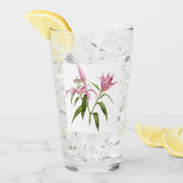 Pink Stargazer Lily Floral Arte Botánico