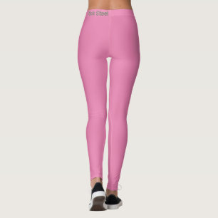 Pink Steel palabra pantalones cortos rosados cintu