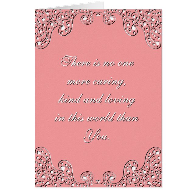 Pink & White Engraved Mother's Day (Frente)