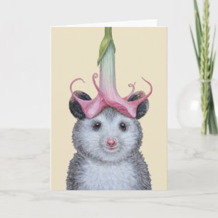 Pinky de la tarjeta opossum