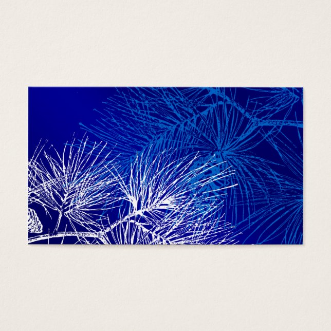 Pino de invierno azul y blanco (Frente)
