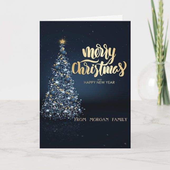 Pino de Navidad azul Navidad  (Anverso)