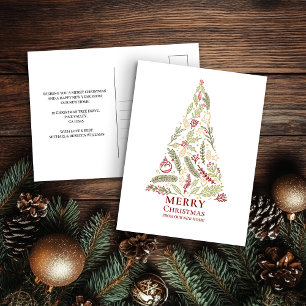 Pino de Navidad y árbol de acebo móvil