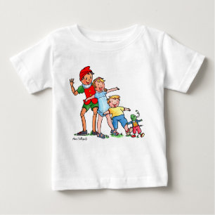 Pinocchio y amigos - camiseta del bebé