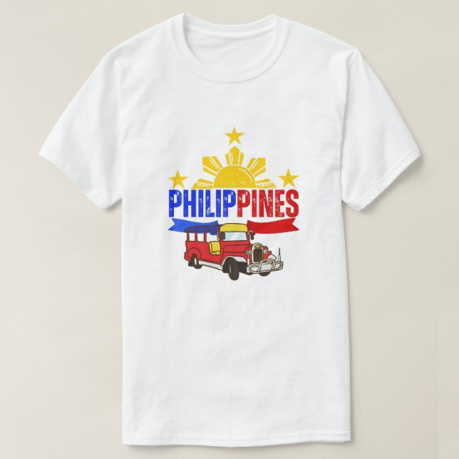 Pinoy diseña una camiseta "Filipinas" (Diseño del anverso)