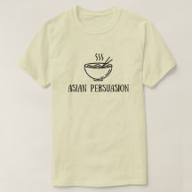 Pinoy diseña una camiseta "persuasión asiática"