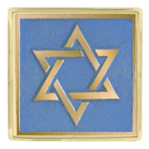 Estrella azul dorada del panel de arte de David o