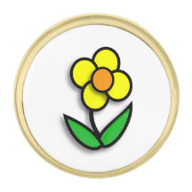 * Gráfica de mariposa amarillo brillante