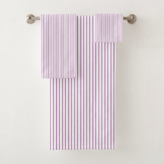 Pinstripe morado y blanco