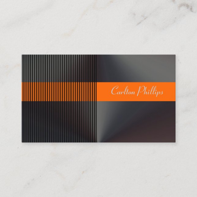 Pinstripe + tarjetas de presentación multiusos (Anverso)