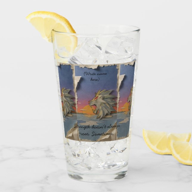  Pint Glass Awaken the Lion (Anverso (hielo))