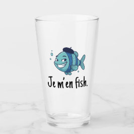 Pint Glass - Je m'en fish