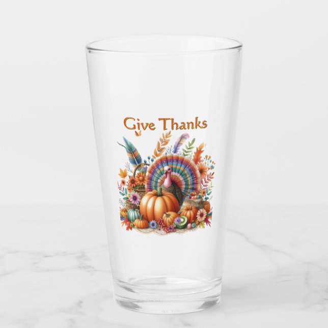 Pinta de pavo boho de Acción de Gracias (Anverso)
