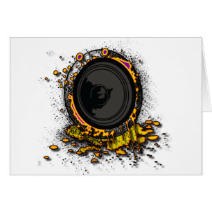 Pintada del altavoz - ir de discotecas ruidoso del