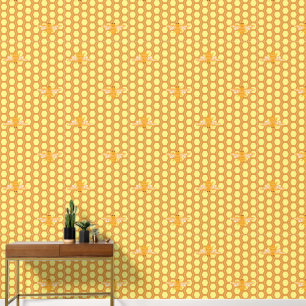 Pintado Abejas con patrón de abeja Papel de escritorio