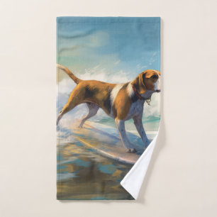Pintado americano de Surf Engligh Foxhound Beach